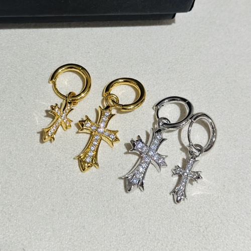 Cheap Chrome Hearts Earrings For Women #1219356 Replica Wholesale [$42.00 USD] [ITEM#1219356] on Replica Chrome Hearts Earrings