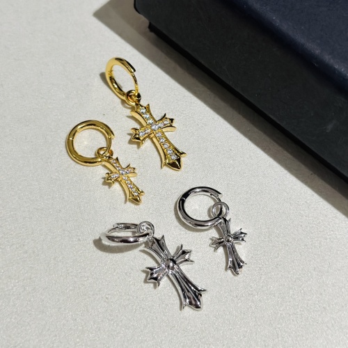 Cheap Chrome Hearts Earrings For Women #1219356 Replica Wholesale [$42.00 USD] [ITEM#1219356] on Replica Chrome Hearts Earrings