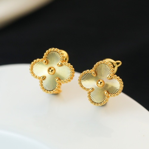 Cheap Van Cleef &amp; Arpels Earrings For Women #1219391 Replica Wholesale [$56.00 USD] [ITEM#1219391] on Replica Van Cleef &amp; Arpels Earrings