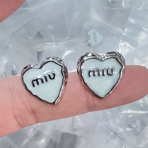 Cheap MIU MIU Earrings For Women #1219830 Replica Wholesale [$27.00 USD] [ITEM#1219830] on Replica MIU MIU Earrings