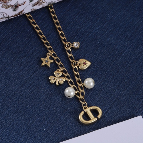 Cheap Christian Dior Necklaces #1219931 Replica Wholesale [$29.00 USD] [ITEM#1219931] on Replica Christian Dior Necklaces