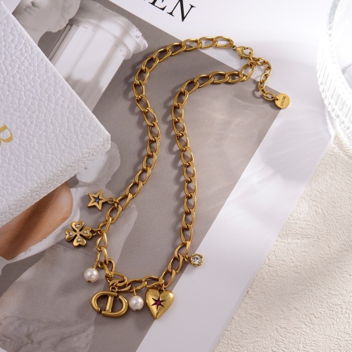 Cheap Christian Dior Necklaces #1219961 Replica Wholesale [$29.00 USD] [ITEM#1219961] on Replica Christian Dior Necklaces