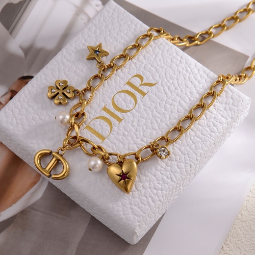 Cheap Christian Dior Necklaces #1219961 Replica Wholesale [$29.00 USD] [ITEM#1219961] on Replica Christian Dior Necklaces