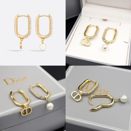 Cheap Christian Dior Earrings For Women #1219970 Replica Wholesale [$25.00 USD] [ITEM#1219970] on Replica Christian Dior Earrings