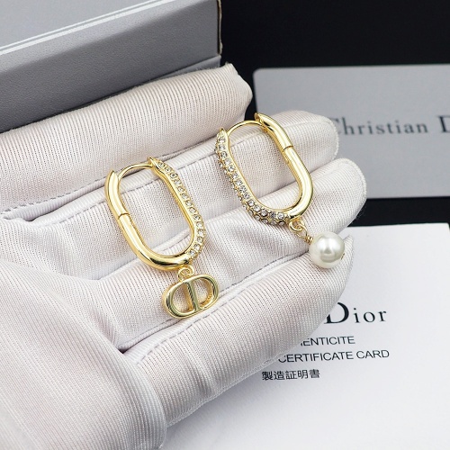 Cheap Christian Dior Earrings For Women #1219970 Replica Wholesale [$25.00 USD] [ITEM#1219970] on Replica Christian Dior Earrings