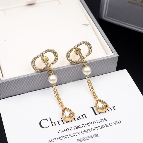 Cheap Christian Dior Earrings For Women #1219971 Replica Wholesale [$25.00 USD] [ITEM#1219971] on Replica Christian Dior Earrings