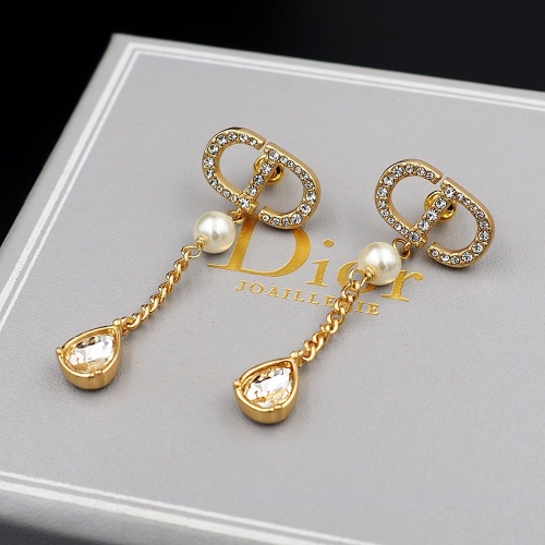 Cheap Christian Dior Earrings For Women #1219971 Replica Wholesale [$25.00 USD] [ITEM#1219971] on Replica Christian Dior Earrings