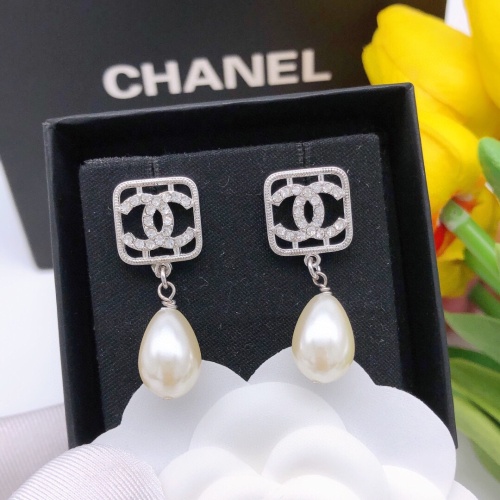 Cheap Chanel Earrings For Women #1220064 Replica Wholesale [$27.00 USD] [ITEM#1220064] on Replica Chanel Earrings