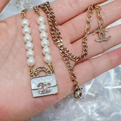 Cheap Chanel Necklaces For Women #1220100 Replica Wholesale [$32.00 USD] [ITEM#1220100] on Replica Chanel Necklaces