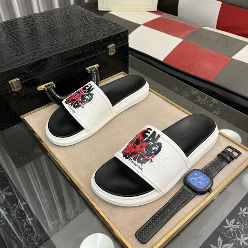 Cheap Alexander McQueen Slippers For Men #1220126 Replica Wholesale [$48.00 USD] [ITEM#1220126] on Replica Alexander McQueen Slippers