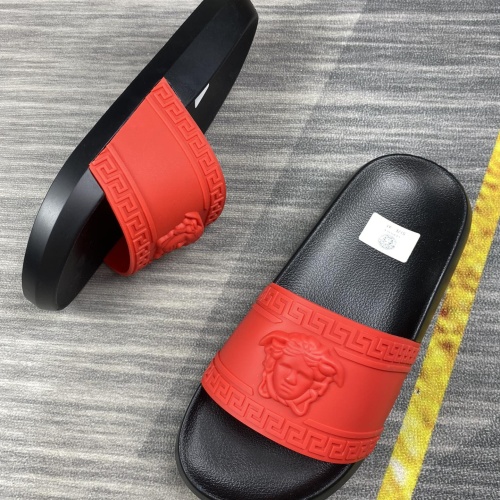 Cheap Versace Slippers For Men #1220271 Replica Wholesale [$45.00 USD] [ITEM#1220271] on Replica Versace Slippers