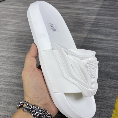 Cheap Versace Slippers For Men #1220293 Replica Wholesale [$45.00 USD] [ITEM#1220293] on Replica Versace Slippers