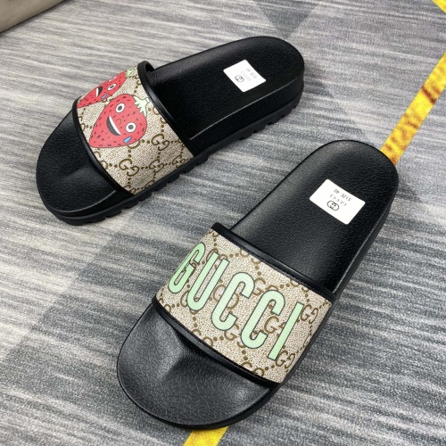 Cheap Gucci Slippers For Men #1220303 Replica Wholesale [$45.00 USD] [ITEM#1220303] on Replica Gucci Slippers