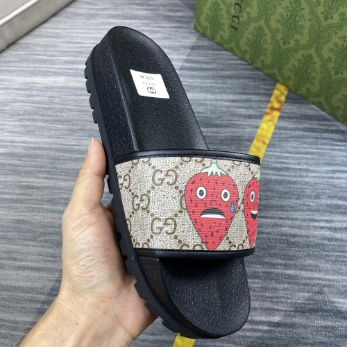 Cheap Gucci Slippers For Men #1220303 Replica Wholesale [$45.00 USD] [ITEM#1220303] on Replica Gucci Slippers