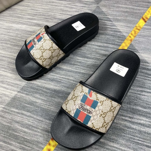 Cheap Gucci Slippers For Men #1220304 Replica Wholesale [$45.00 USD] [ITEM#1220304] on Replica Gucci Slippers