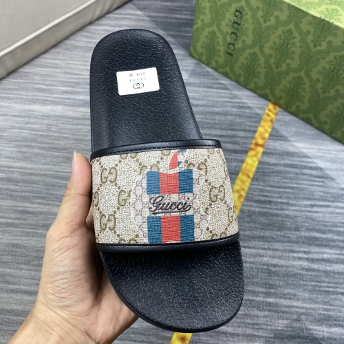 Cheap Gucci Slippers For Men #1220304 Replica Wholesale [$45.00 USD] [ITEM#1220304] on Replica Gucci Slippers