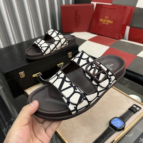 Cheap Valentino Slippers For Men #1220317 Replica Wholesale [$64.00 USD] [ITEM#1220317] on Replica Valentino Slippers