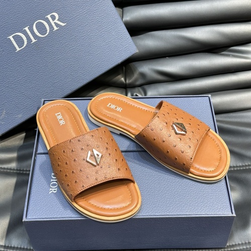 Cheap Christian Dior Slippers For Men #1220346 Replica Wholesale [$56.00 USD] [ITEM#1220346] on Replica Christian Dior Slippers