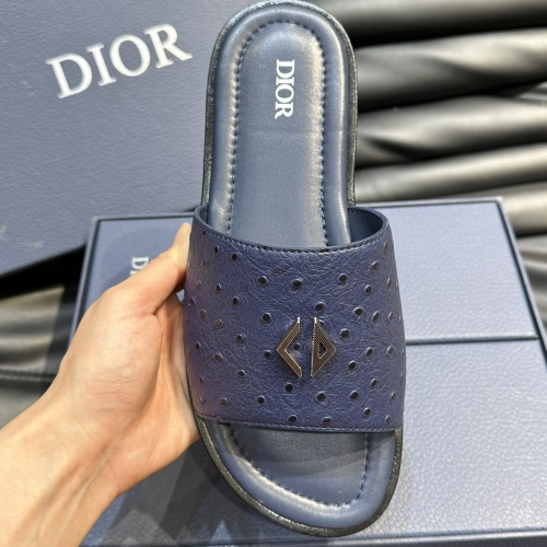 Cheap Christian Dior Slippers For Men #1220347 Replica Wholesale [$56.00 USD] [ITEM#1220347] on Replica Christian Dior Slippers