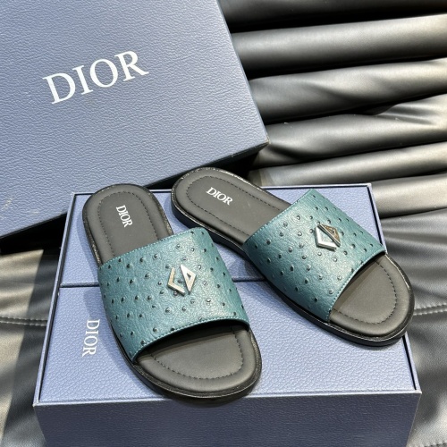 Cheap Christian Dior Slippers For Men #1220349 Replica Wholesale [$56.00 USD] [ITEM#1220349] on Replica Christian Dior Slippers