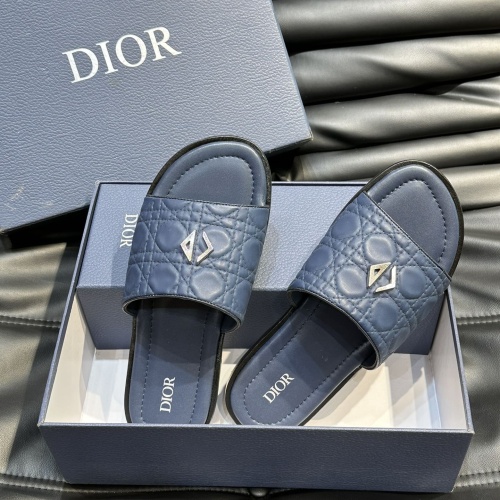 Cheap Christian Dior Slippers For Men #1220350 Replica Wholesale [$56.00 USD] [ITEM#1220350] on Replica Christian Dior Slippers