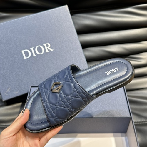 Cheap Christian Dior Slippers For Men #1220350 Replica Wholesale [$56.00 USD] [ITEM#1220350] on Replica Christian Dior Slippers