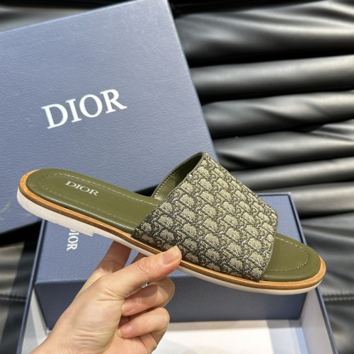 Cheap Christian Dior Slippers For Men #1220357 Replica Wholesale [$56.00 USD] [ITEM#1220357] on Replica Christian Dior Slippers