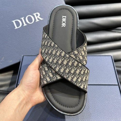 Cheap Christian Dior Slippers For Men #1220359 Replica Wholesale [$56.00 USD] [ITEM#1220359] on Replica Christian Dior Slippers