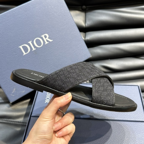 Cheap Christian Dior Slippers For Men #1220360 Replica Wholesale [$56.00 USD] [ITEM#1220360] on Replica Christian Dior Slippers