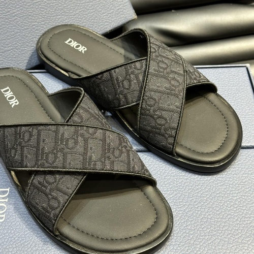 Cheap Christian Dior Slippers For Men #1220365 Replica Wholesale [$56.00 USD] [ITEM#1220365] on Replica Christian Dior Slippers