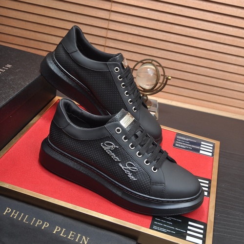 Cheap Philipp Plein PP Casual Shoes For Men #1220449 Replica Wholesale [$80.00 USD] [ITEM#1220449] on Replica Philipp Plein PP Casual Shoes