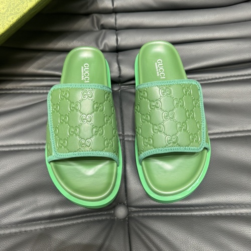 Cheap Gucci Slippers For Men #1220468 Replica Wholesale [$52.00 USD] [ITEM#1220468] on Replica Gucci Slippers