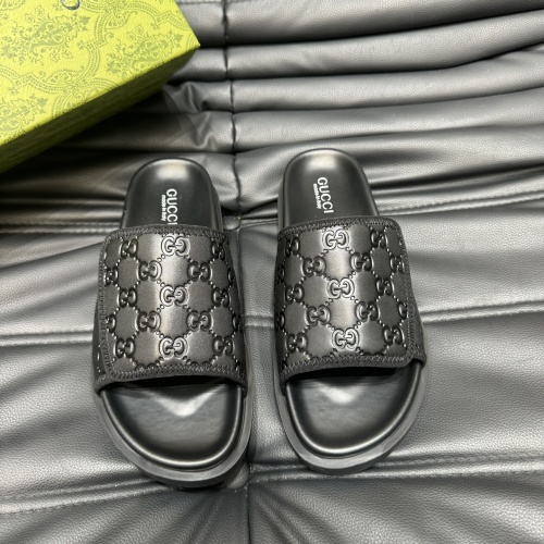 Cheap Gucci Slippers For Men #1220473 Replica Wholesale [$52.00 USD] [ITEM#1220473] on Replica Gucci Slippers