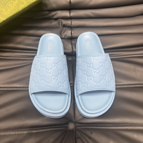 Cheap Gucci Slippers For Men #1220475 Replica Wholesale [$52.00 USD] [ITEM#1220475] on Replica Gucci Slippers