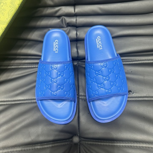 Cheap Gucci Slippers For Men #1220476 Replica Wholesale [$52.00 USD] [ITEM#1220476] on Replica Gucci Slippers