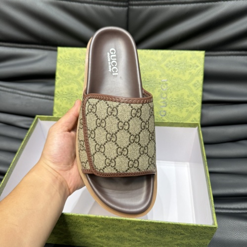 Cheap Gucci Slippers For Men #1220482 Replica Wholesale [$52.00 USD] [ITEM#1220482] on Replica Gucci Slippers