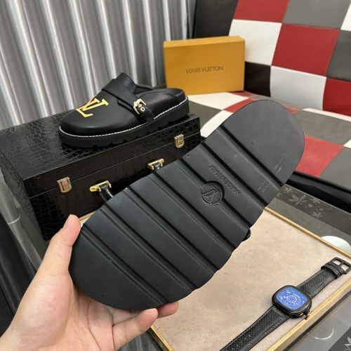 Cheap Louis Vuitton Slippers For Men #1220491 Replica Wholesale [$72.00 USD] [ITEM#1220491] on Replica Louis Vuitton Slippers