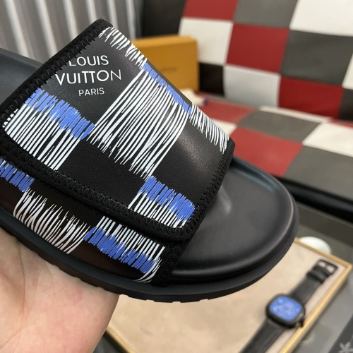 Cheap Louis Vuitton Slippers For Men #1220511 Replica Wholesale [$56.00 USD] [ITEM#1220511] on Replica Louis Vuitton Slippers