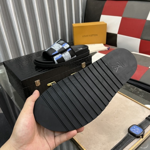 Cheap Louis Vuitton Slippers For Men #1220511 Replica Wholesale [$56.00 USD] [ITEM#1220511] on Replica Louis Vuitton Slippers