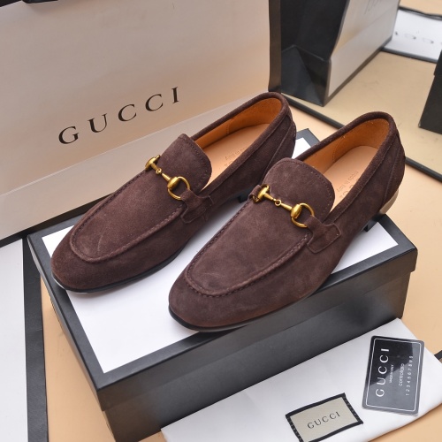 Cheap Gucci Oxfords Shoes For Men #1220543 Replica Wholesale [$92.00 USD] [ITEM#1220543] on Replica Gucci Oxfords Shoes