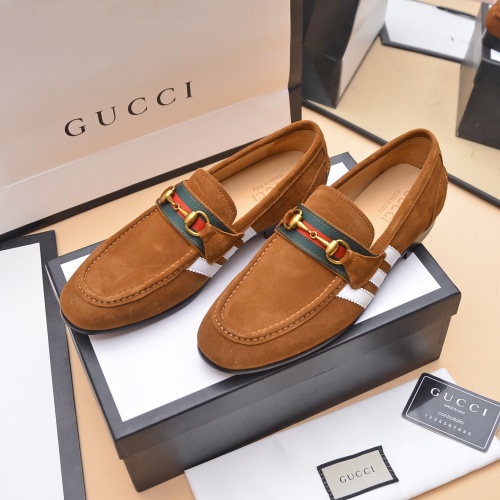 Cheap Gucci Oxfords Shoes For Men #1220546 Replica Wholesale [$92.00 USD] [ITEM#1220546] on Replica Gucci Oxfords Shoes