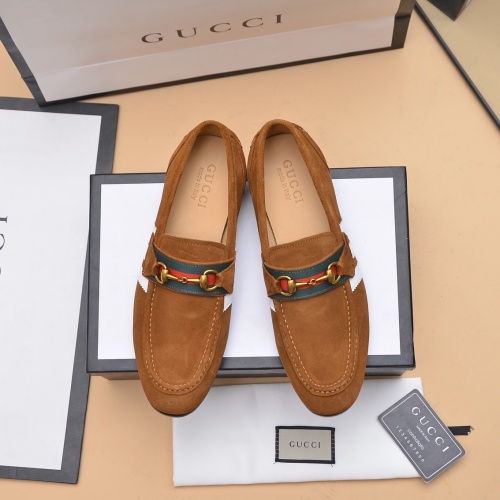 Cheap Gucci Oxfords Shoes For Men #1220546 Replica Wholesale [$92.00 USD] [ITEM#1220546] on Replica Gucci Oxfords Shoes