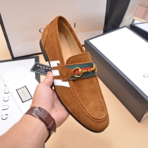 Cheap Gucci Oxfords Shoes For Men #1220546 Replica Wholesale [$92.00 USD] [ITEM#1220546] on Replica Gucci Oxfords Shoes