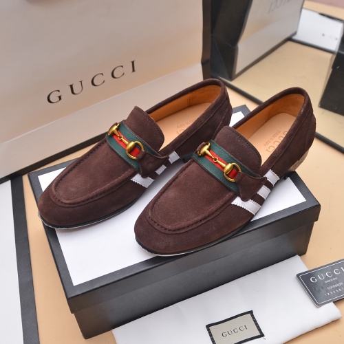 Cheap Gucci Oxfords Shoes For Men #1220547 Replica Wholesale [$92.00 USD] [ITEM#1220547] on Replica Gucci Oxfords Shoes