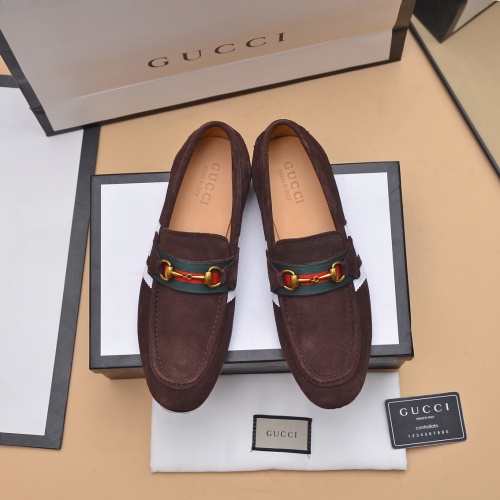 Cheap Gucci Oxfords Shoes For Men #1220547 Replica Wholesale [$92.00 USD] [ITEM#1220547] on Replica Gucci Oxfords Shoes