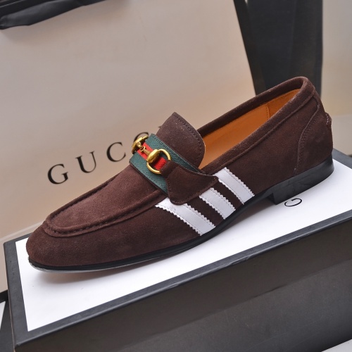 Cheap Gucci Oxfords Shoes For Men #1220547 Replica Wholesale [$92.00 USD] [ITEM#1220547] on Replica Gucci Oxfords Shoes