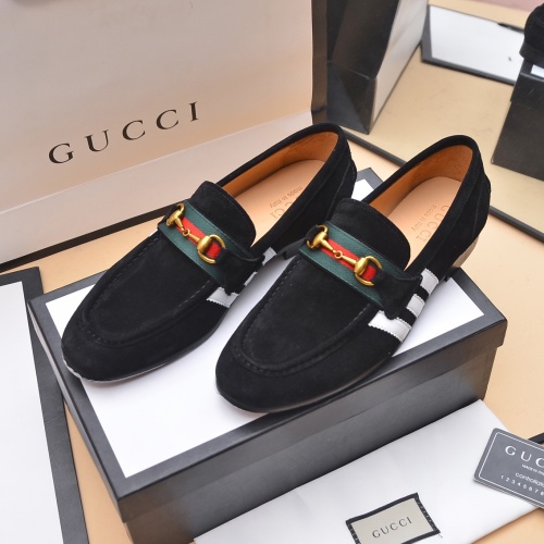 Cheap Gucci Oxfords Shoes For Men #1220553 Replica Wholesale [$92.00 USD] [ITEM#1220553] on Replica Gucci Oxfords Shoes