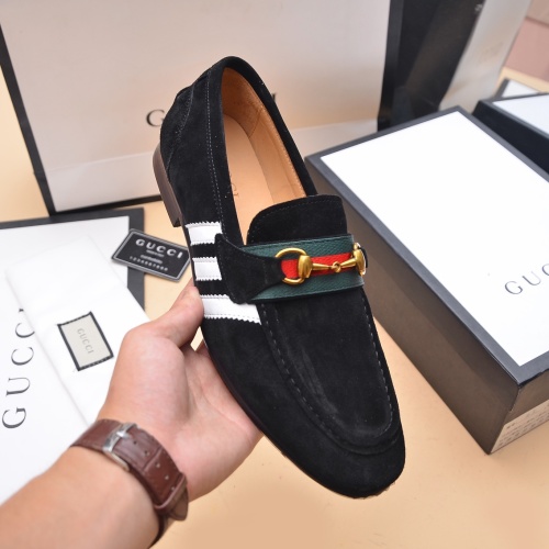 Cheap Gucci Oxfords Shoes For Men #1220553 Replica Wholesale [$92.00 USD] [ITEM#1220553] on Replica Gucci Oxfords Shoes