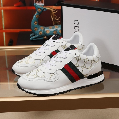 Cheap Gucci Casual Shoes For Men #1220581 Replica Wholesale [$72.00 USD] [ITEM#1220581] on Replica Gucci Casual Shoes