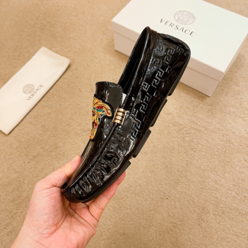 Cheap Versace Leather Shoes For Men #1220613 Replica Wholesale [$68.00 USD] [ITEM#1220613] on Replica Versace Leather Shoes